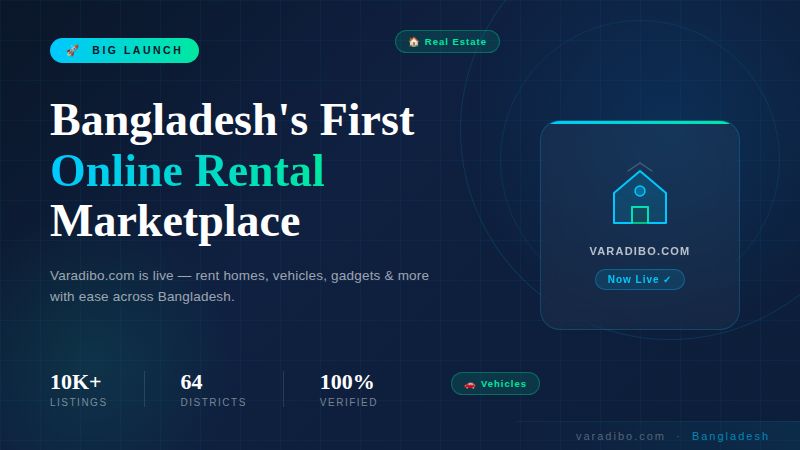 Varadibo.com Launches as Bangladesh's Online Rental Marketplace