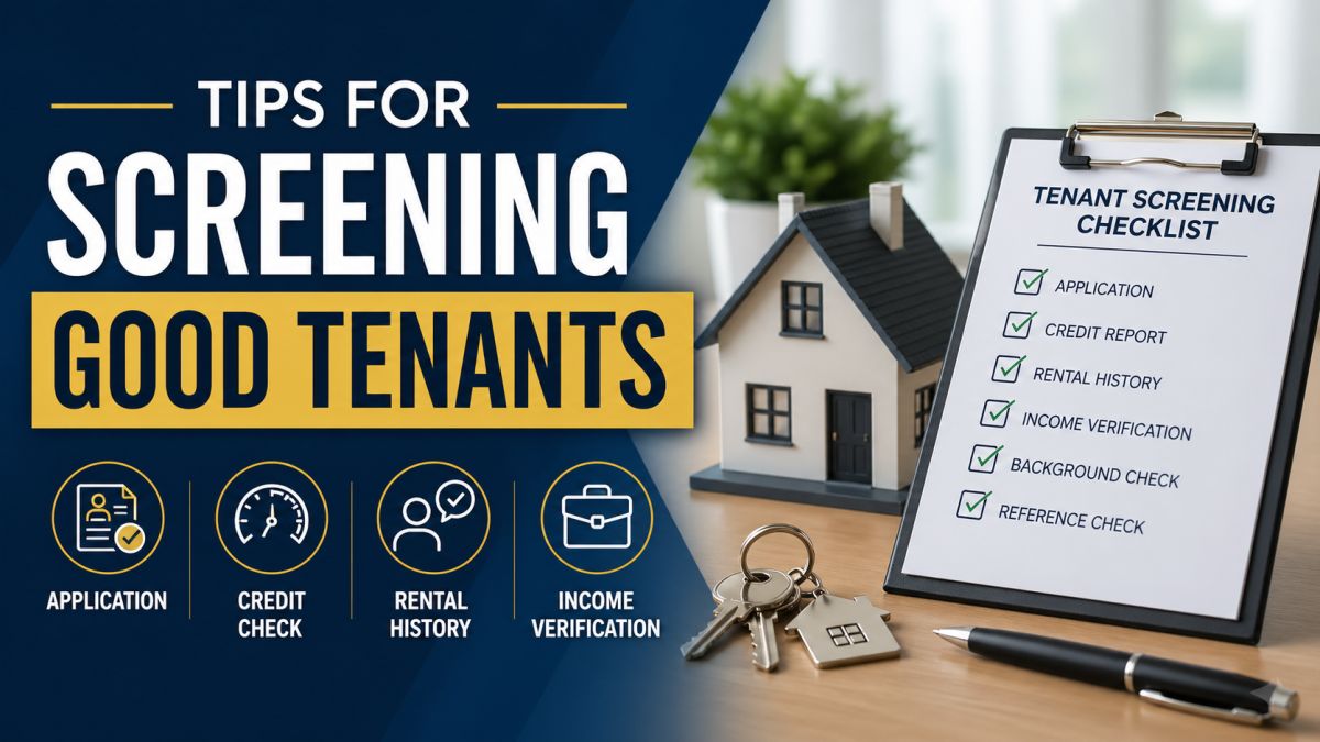 Tips for Screening Good Tenants