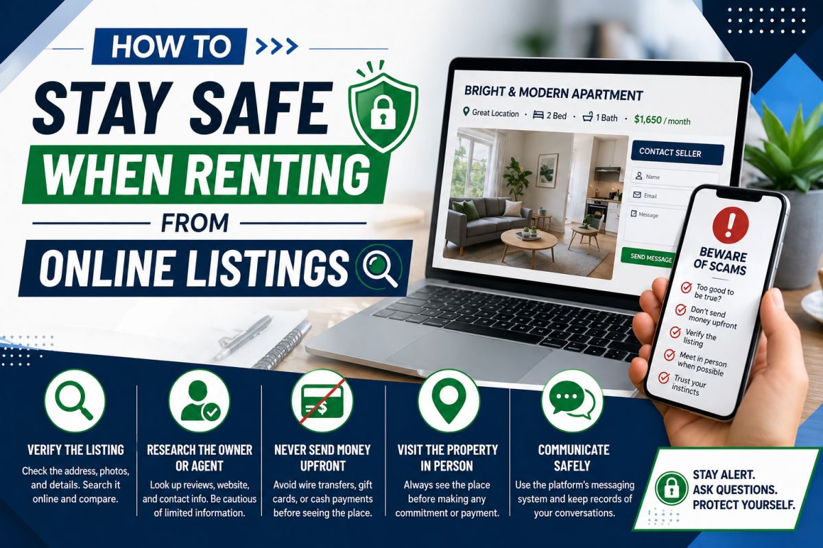 How to Stay Safe When Renting from Online Listings